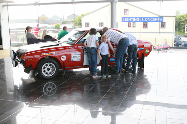 The beautiful "Works"Toyota Celica on show at the Toyota Fest this week. Photo Brian McDaid