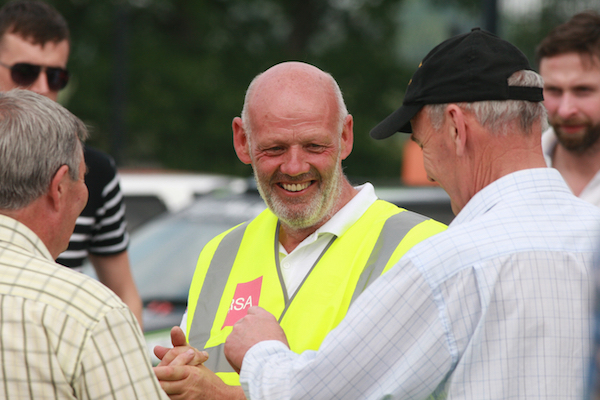 Dan Kelly one of the organisers at the Toyota Fest which was held at Kelly's Toyota Garage in Letterkenny. Photo Brian McDaid