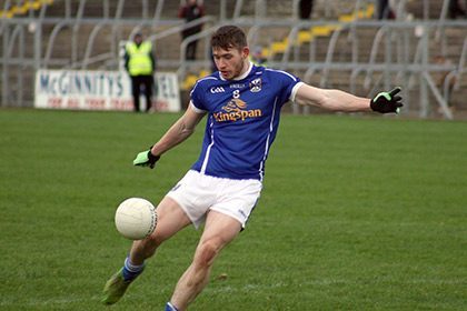 David Givney who tormented the Tyrone full back line today.