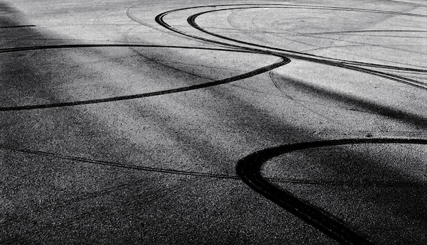 tyre marks