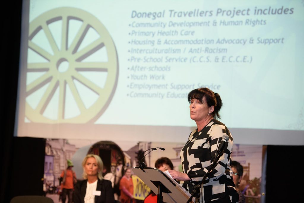 Rose Ward at the Donegal Traveller Project 20th Anniversary event in the Regional Cultural Centre. Photo Clive Wasson