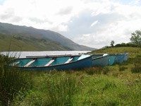 Boats by the Fintown Railway