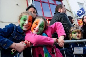 at the St. Patrick's Day Parade in Letterkenny. Photo Clive Wasson