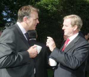 Taoiseach Enda Kenny and Deputy McHugh
