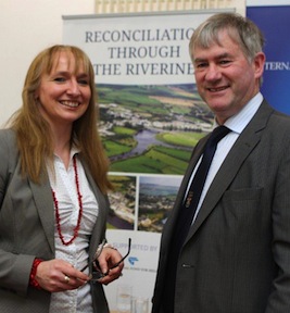 Former Mayor of Donegal Noel McBride at the launch of the Riverine Project