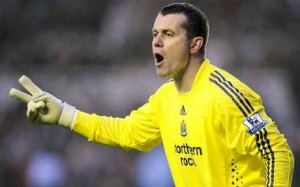 Shay Given has gone out on loan.