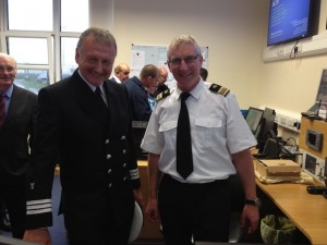 Staff at Malin Head when it was given a reprieve 16 months ago