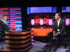 JIM MCGUINNESS will appear on The Saturday Night Show this weekend. 