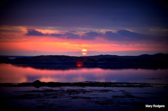 Mary Rodgers took this picture of sunset in Burtonport. Superb Mary