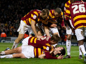 McHugh celebrates his goal