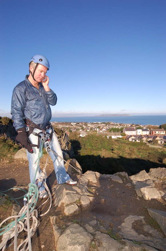 Ian McKeever in Dalkey: Pic by Bren Whelan