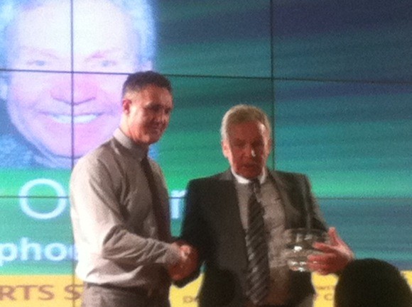 Peter O'Donnell gets the recognition award