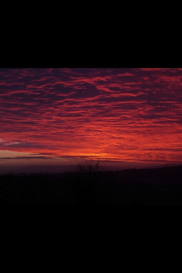 Pauric Duffy had breakfast with this sunrise over Drumkeen