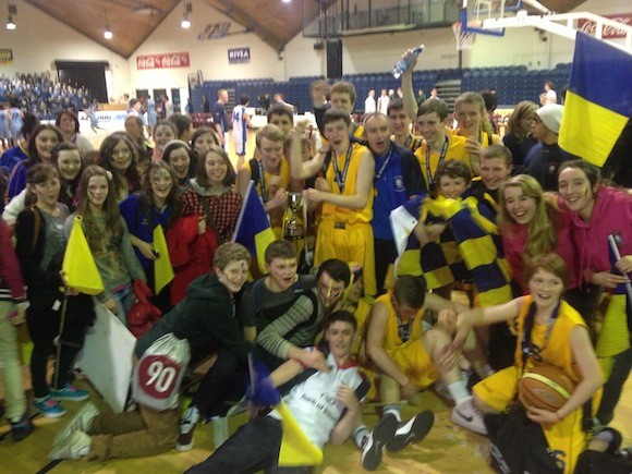 All-Ireland Champs! Colaiste Ailigh celebrate. Maith sibh!