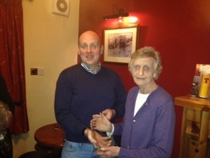 Termon chairman Joe McDaid shares a joke with Ann