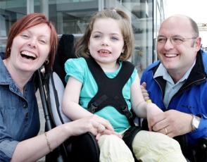 Saoirse with Tony and Mary