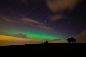 Northern Lights over Donegal tonight. Pic by Adam Porter for Donegal Daily