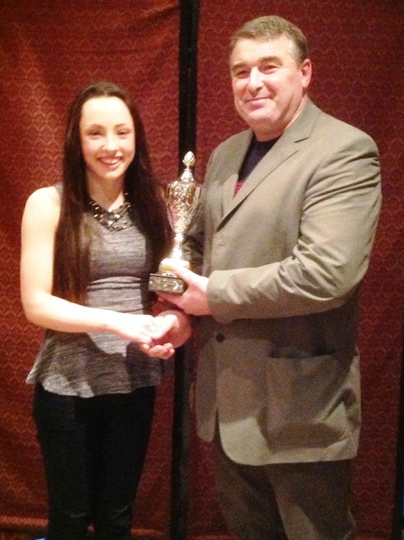 Overall Girl –Kate McGowan receives award