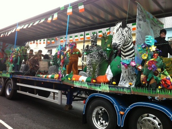 One of the most colourful floats on display today