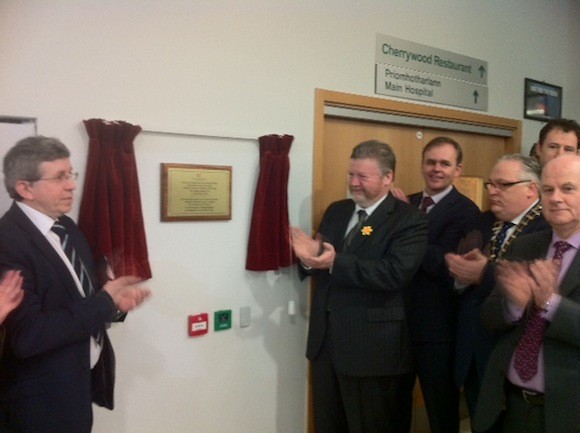Minister James Reilly officially opened the new Emergency Department and Medical Block on March 22 last year. He will be back a year later