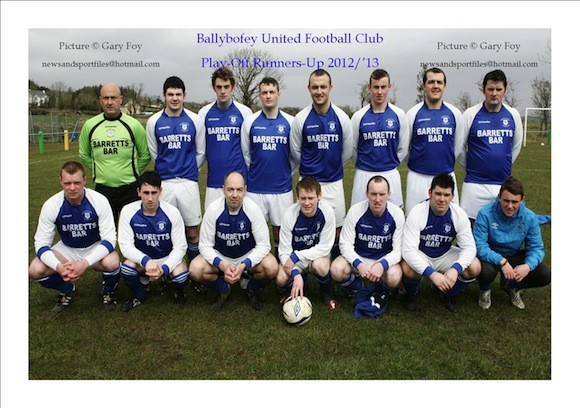 Ballybofey United Play-Off Runners Up