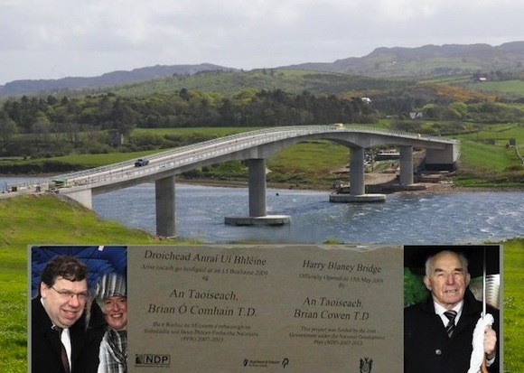 Harry Blaney was responsible for the Blaney Bridge. PIcture by Francis Diver, Tirconail Tribune.