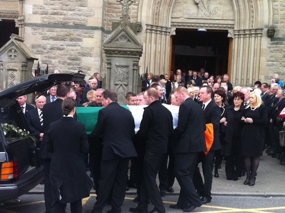 Tadhg's remains are taken from St Eunan's Cathedral today