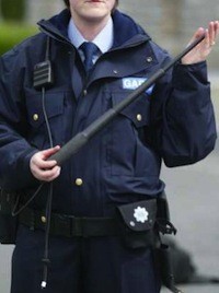 Gardai had to draw batons during row