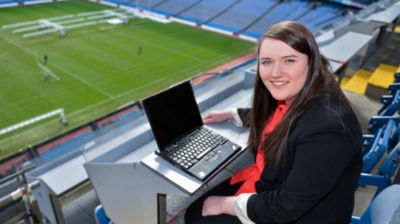 Fifteen-year-old Miriam Fitzsimons, from Letterkenny, Donegal, who was announced as the Cadbury GWA/GAA Young Reporter of the Year award. Miriam's article on the importance of self-belief in Gaelic Games can be read in full on www.gaa.ie. GAA Museum, Croke Park, Dublin. Picture credit: Brian Lawless / SPORTSFILE