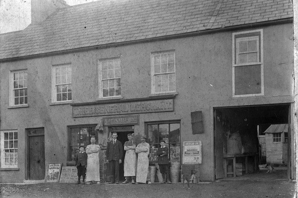  Photo caption: An old photograph of Kee's shop, Glenfin Street Ballybofey. The Ballybofey, Stranorlar and District Historical Society is urgently seeking old pictures of the area for an upcoming photo exhibition in the Butt Hall. 