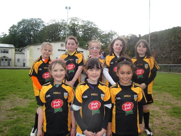 U10 Girls that took part in the U10 Go Games Blitz against  Carn on Wednesday Evening in Malin".  