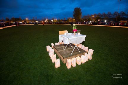 Relay for Life Luminara Ceremony.  Photo:- Clive Wasson