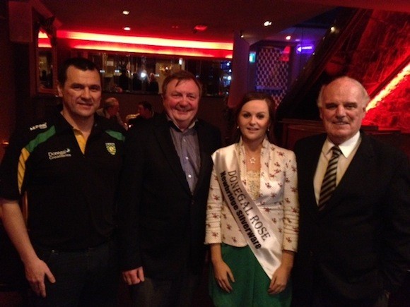 Sean Dunnion, John Carr, Donegal Rose Catherine McCarron and Mick Mc Ginley 