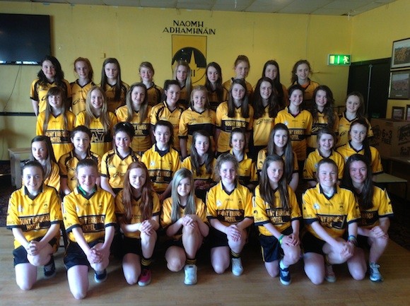 The Féile Peile na nÓg St Eunan's U-14 girls squad