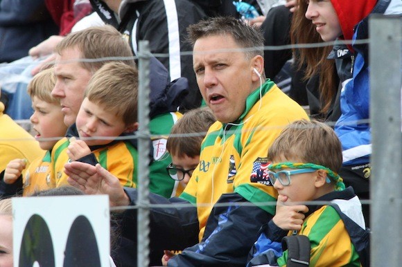 Ballybofey native and former NYPD Commanding Officer Paul Mc Cormick was an interested spectator at Breffni Park for the Ulster Senior Football Championship semi-final between Donegal and Down