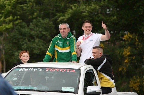 Back home in Donegal: Jason Quigley - Photos Kieran Carlin