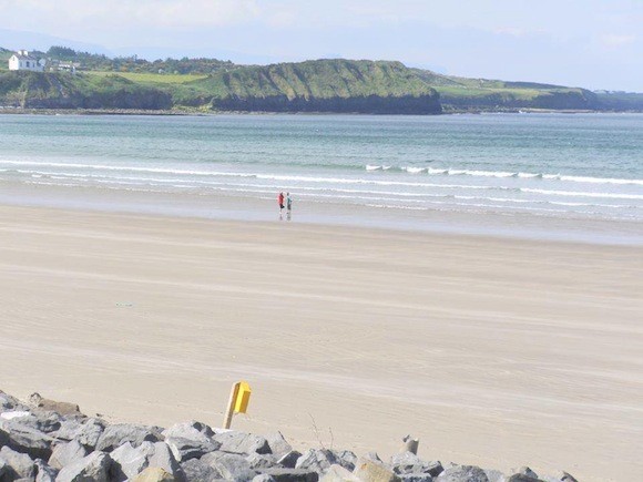 Rossnowlagh Beach gets back to normality today - Pic Donegal Bay Waterbus