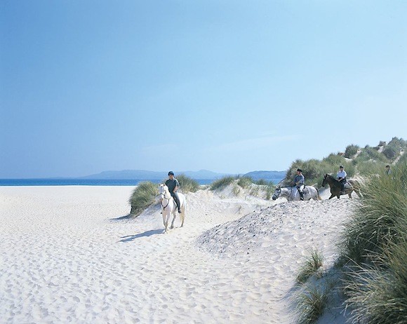 Hitting the beach in Dunfanaghy - from Arnold's Hotel