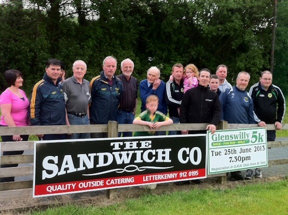 Members of the organising committee of the Glenswilly 5K