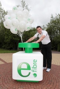 eircom launched eFibre, the new unlimited superfast fibre broadband in Donegal with GAA All-Star Michael Murphy. 