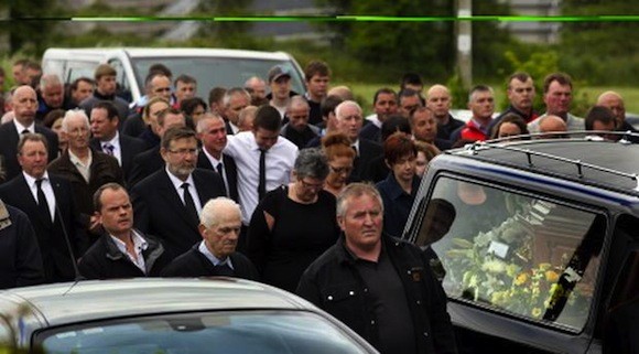The Bolger brothers are buried in Waterford yesterday