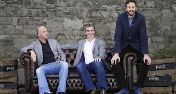 Chef Dylan McGrath, our man Jim and actor Chris O'Dowd launch the Arthur Guinness Projects.