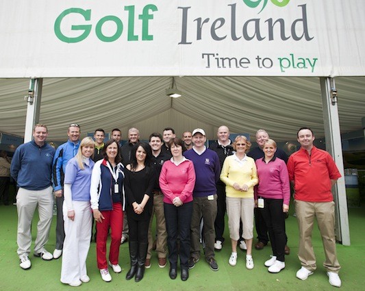 Representatives from over 65 Fáilte Ireland quality assured golf courses from across the country were this weekend given a great promotional platform to showcase what they have to offer, at the Irish Open in Carton House.  [Photos: Malcolm McGettigan][