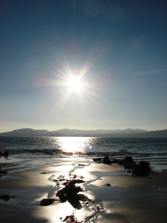 Chris sent us this picture on February 2 this year of winter sunshine over Lough Swilly, looking out from Buncrana