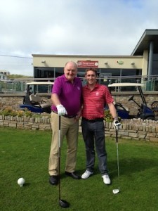 George with Narin and Portnoo professional Daragh Lyons