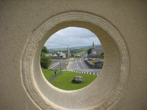 A view of the town from the new monument.