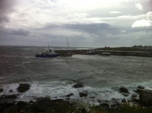 The ferry reaches Tory once more.