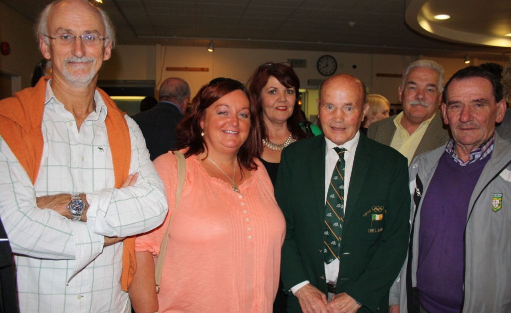 Brendan Hone, Anne Marie Ward, Maire Kelly, Brian Anderson, Paddy Doherty and Frankie Doherty at the opening 