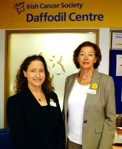 Teraze Toby, specialist cancer nurse and Joan Kelly, Nursing Services Manager at Irish Cancer Society