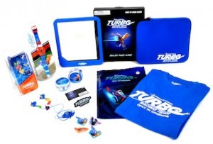 The cool Turbo goodie bag!